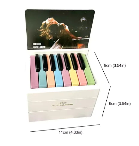 Piano Calendar with 15 Playable Keys