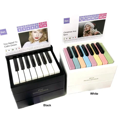 Piano Calendar with 15 Playable Keys